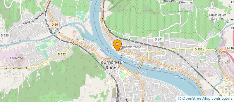 localisation de l'entreprise DAUPH'IMMO  ROMANS-SUR-ISERE