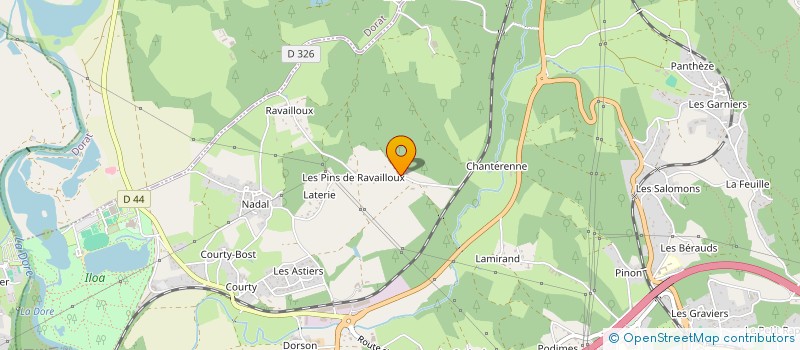 localisation de l'entreprise DAUPHANT IMMOBILIER  THIERS