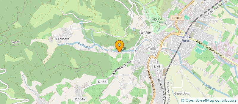 localisation de l'entreprise DAUPHI BOIS à SAINT-QUENTIN-SUR-ISERE