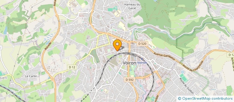 localisation de l'entreprise DAUPHI-CAP2 à VOIRON