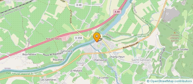 localisation de l'entreprise DAUPHI NOIX S A à L'ALBENC