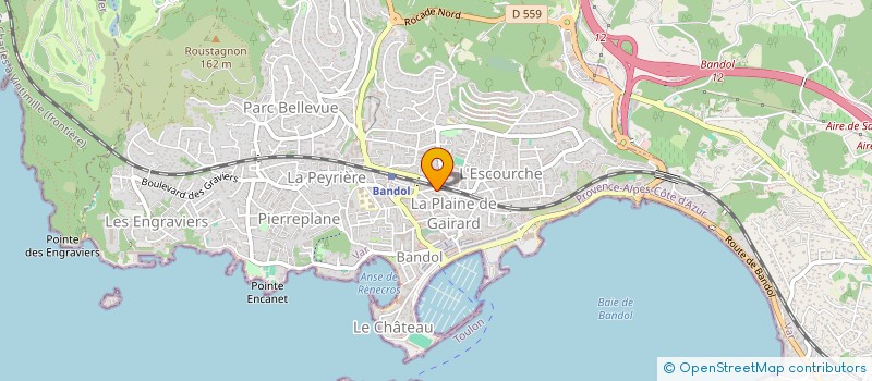 localisation de l'entreprise DAUPHIN à BANDOL