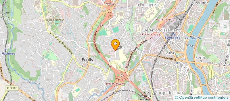 localisation de l'entreprise DAUPHIN  ECULLY