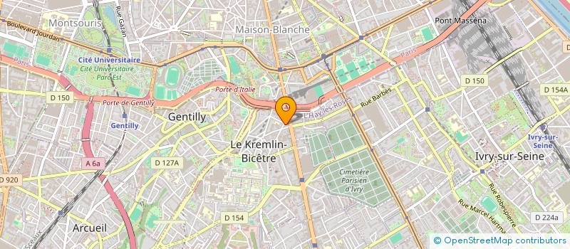 localisation de l'entreprise DAUPHIN  LE KREMLIN-BICETRE