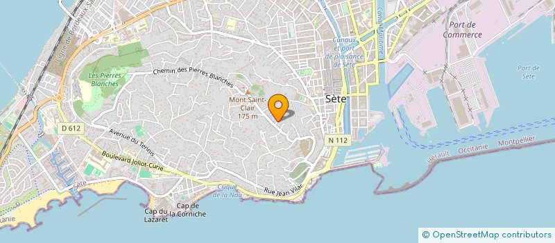 localisation de l'entreprise DAUPHIN à SETE