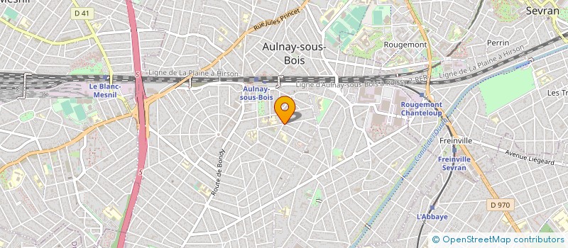 localisation de l'entreprise DAUPHIN D' OR à AULNAY-SOUS-BOIS