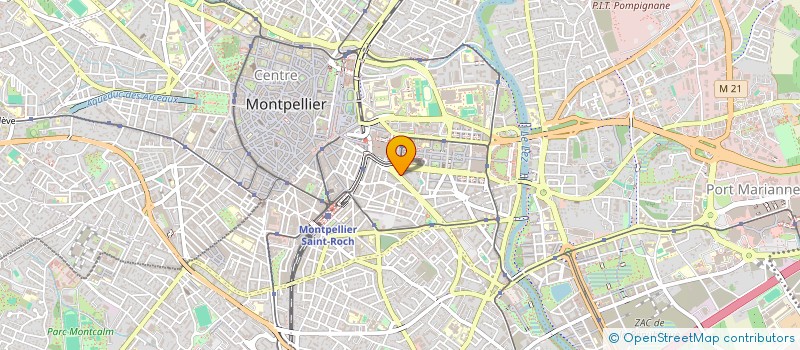 localisation de l'entreprise DAUPHIN IMMOBILIER à MONTPELLIER