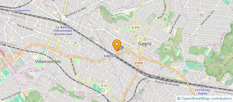 localisation de l'entreprise DAUPHIN PROD  GAGNY