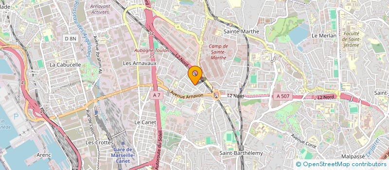 localisation de l'entreprise DAUPHIN SARL à MARSEILLE