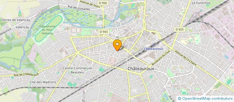localisation de l'entreprise DAUPHINE à CHATEAUROUX