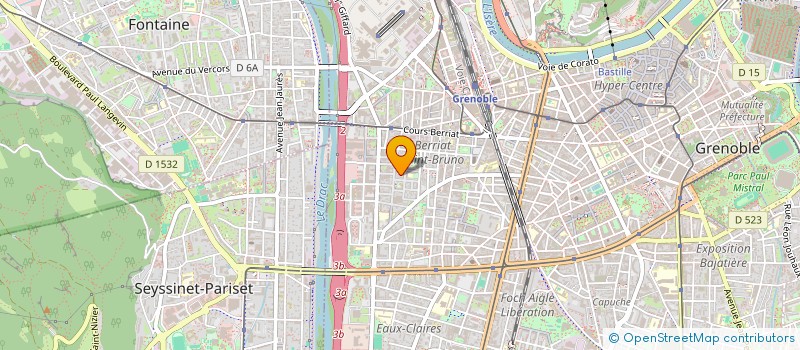localisation de l'entreprise DAUPHINE 4L PG  GRENOBLE