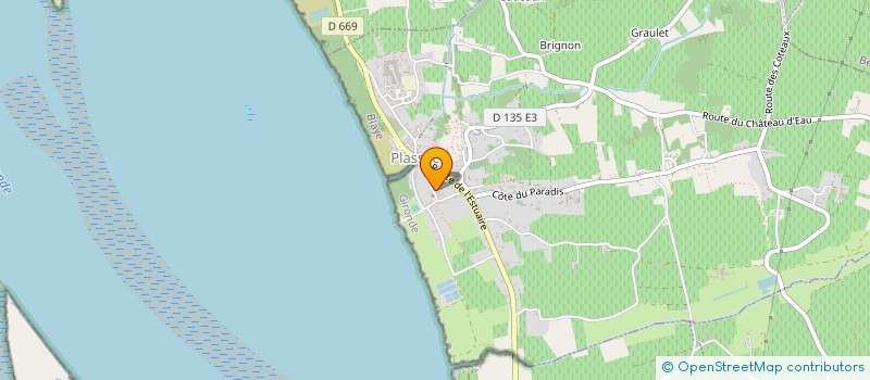 localisation de l'entreprise DAUPHINE  PLASSAC