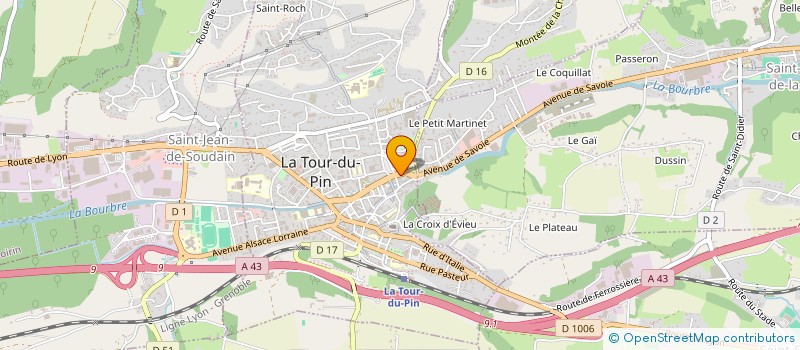 localisation de l'entreprise DAUPHINE BATTERIES  LA TOUR-DU-PIN