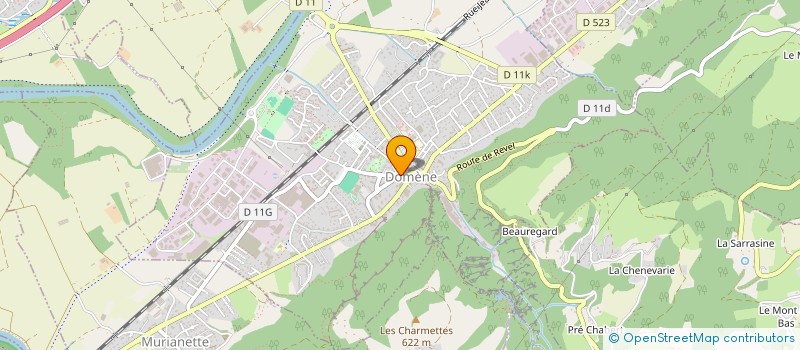 localisation de l'entreprise DAUPHINE BEATRIX  DOMENE