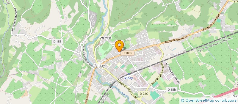 localisation de l'entreprise DAUPHINE ELEVAGE à VINAY