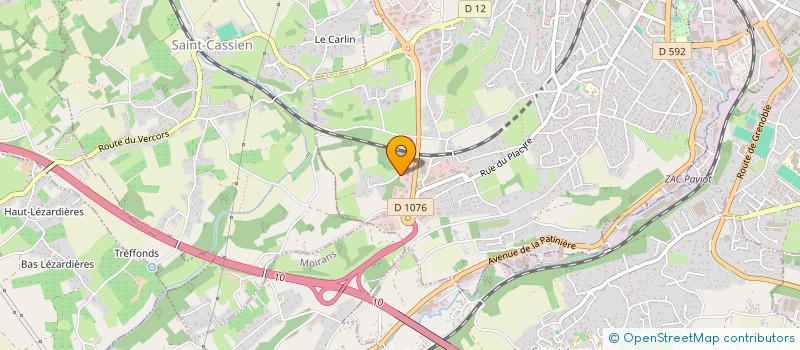 localisation de l'entreprise DAUPHINE ET CLEMENT à VOIRON