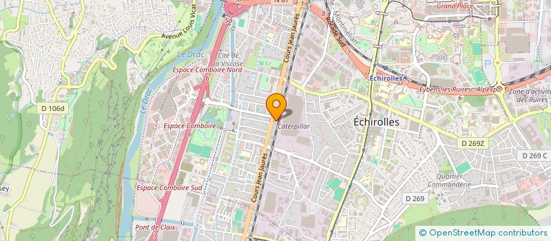 localisation de l'entreprise DAUPHINE FOURNITURES INDUSTRIELLES à ECHIROLLES