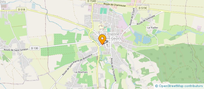 localisation de l'entreprise DAUPHINE INFORMATIQUE  SAINT-ETIENNE-DE-SAINT-GEOIRS