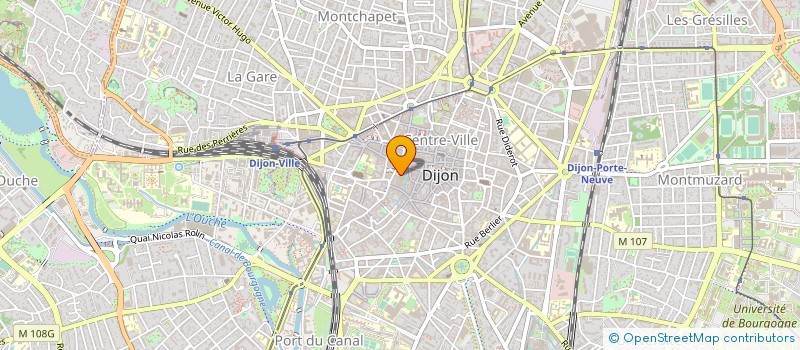 localisation de l'entreprise DAUPHINE INVEST à DIJON