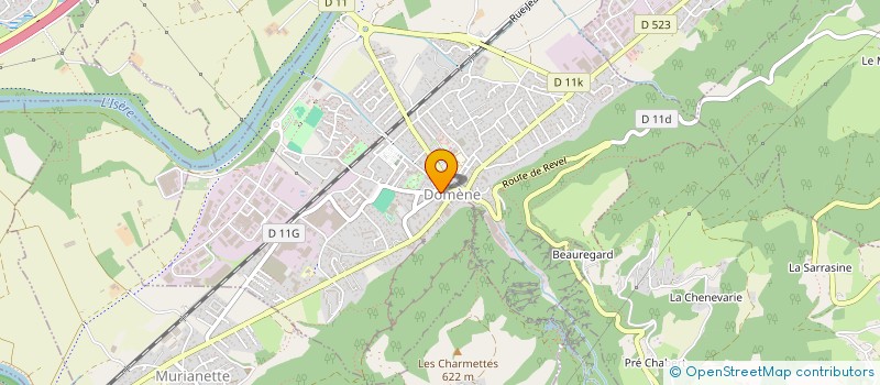 localisation de l'entreprise DAUPHINE ISABELLE  DOMENE