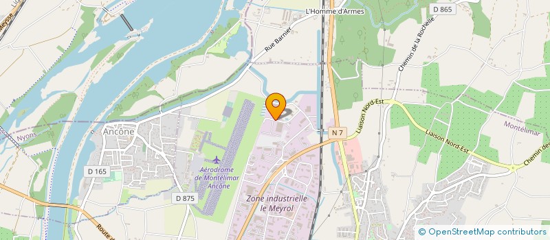 localisation de l'entreprise DAUPHINE ISOLATION ENVIRONNEMENT RECYCLE  ARGENTEUIL