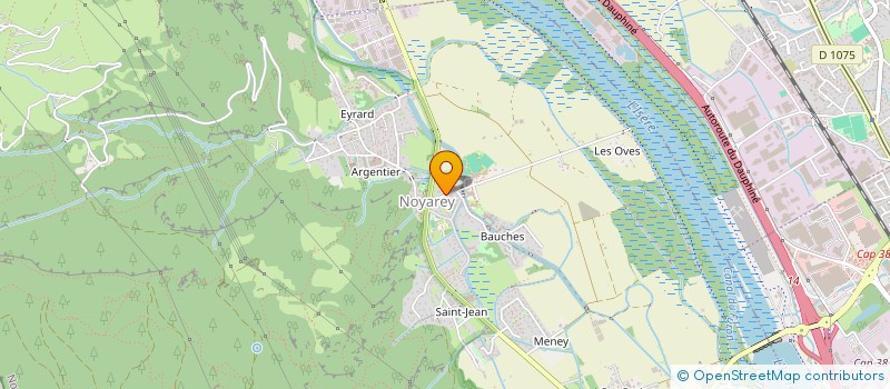 localisation de l'entreprise DAUPHINE MISTRAL à NOYAREY