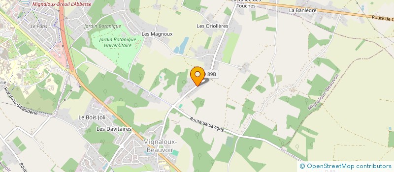 localisation de l'entreprise DAUPHINE PATRIMOINE à MIGNALOUX-BEAUVOIR