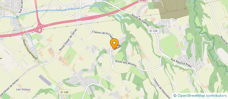 localisation de l'entreprise DAUPHINE PROJETS  CHATUZANGE-LE-GOUBET