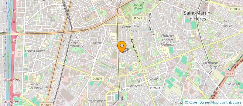 localisation de l'entreprise DAUPHINE SKI ALPINISME  GRENOBLE