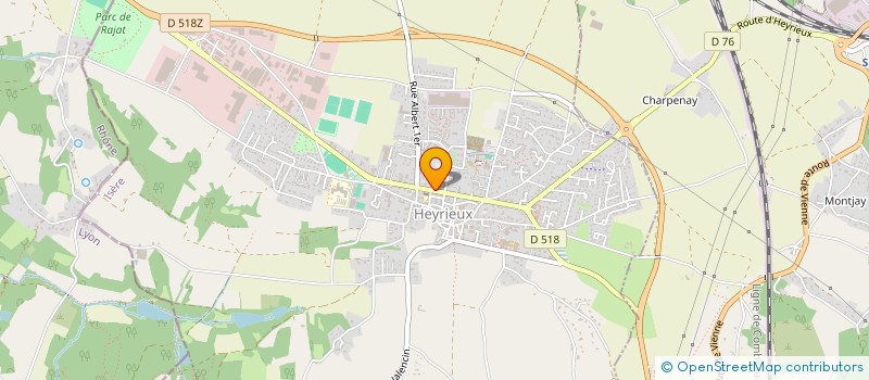 localisation de l'entreprise DAUPHINE TRANSACTIONS  HEYRIEUX