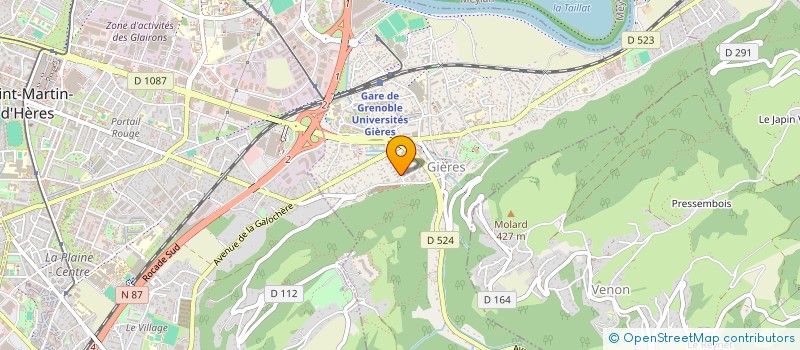 localisation de l'entreprise DAUPHITOIT à GIERES
