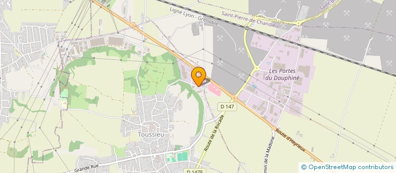 localisation de l'entreprise DAUPHITRANS à TOUSSIEU