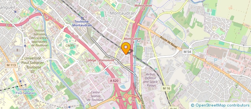 localisation de l'entreprise DAURAT 21 à TOULOUSE
