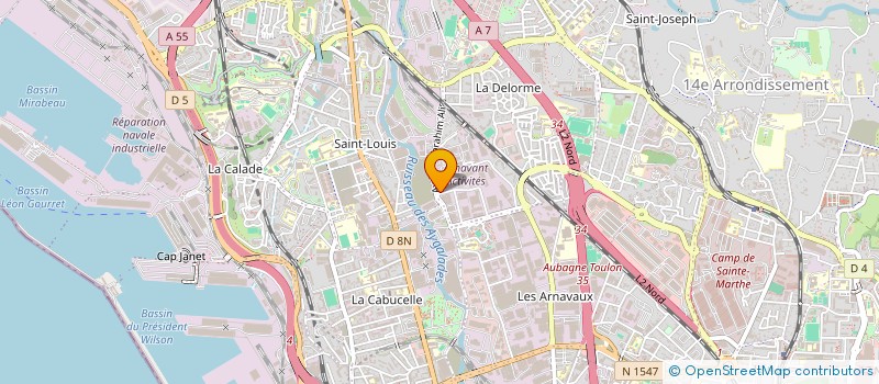 localisation de l'entreprise DAURCES DISTRIBUTION à MARSEILLE