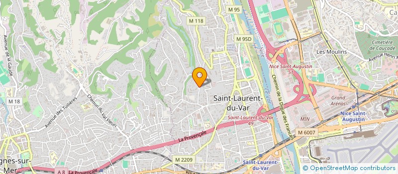 localisation de l'entreprise DAUREA EVENTS à SAINT-LAURENT-DU-VAR