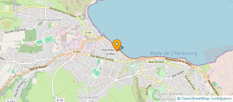 localisation de l'entreprise DAURELIS à CHERBOURG-EN-COTENTIN