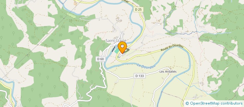 localisation de l'entreprise DAURES LECHALUPE PHOTOVOLTAIQUE  BROUSSE-LE-CHATEAU