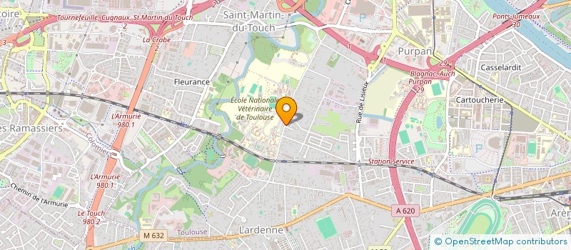 localisation de l'entreprise DAURIO à TOULOUSE