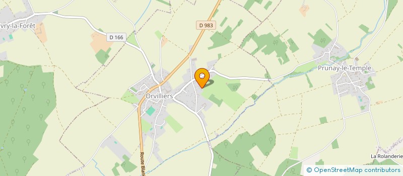 localisation de l'entreprise DAURIO  ORVILLIERS