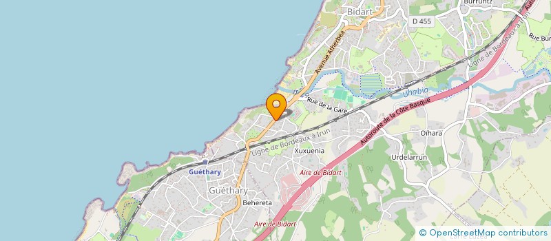 localisation de l'entreprise DAURIOS MEDINA INDIVISION à BIDART