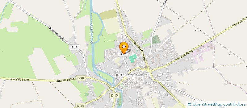 localisation de l'entreprise DAURON IMMO  DUN-SUR-AURON