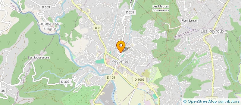 localisation de l'entreprise DAURUM  PEGOMAS