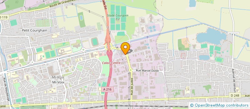 localisation de l'entreprise DAUSQUE TRAITEUR  CALAIS