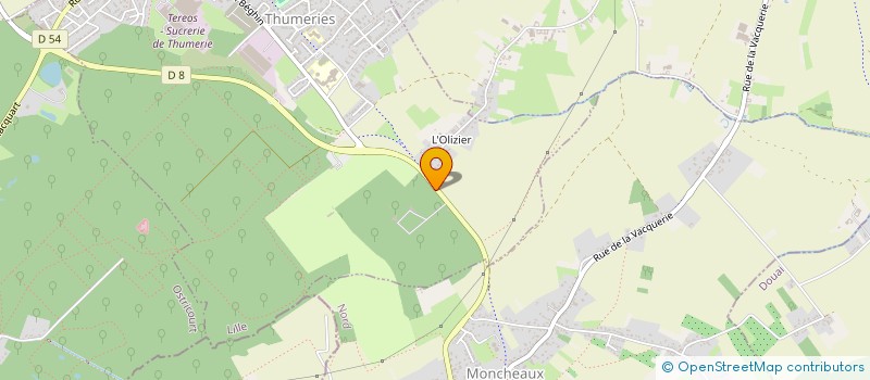 localisation de l'entreprise DAUSSY COUVERTURE  THUMERIES