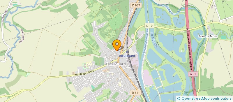 localisation de l'entreprise DAUTEL NISS  DIEULOUARD