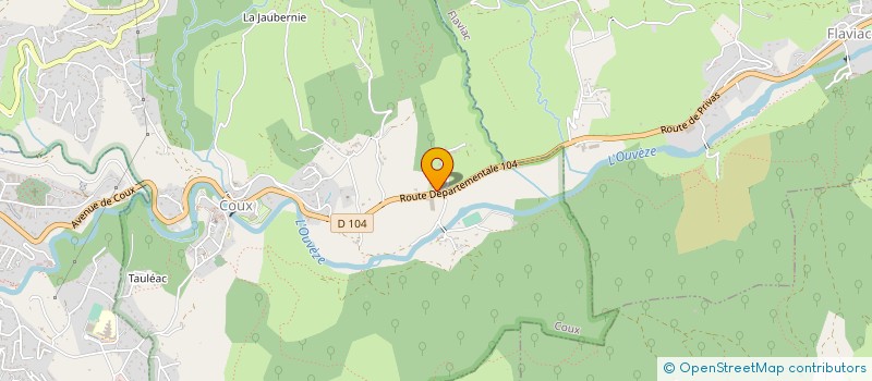 localisation de l'entreprise DAUTHEVILLE  COUX