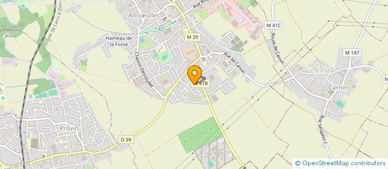 localisation de l'entreprise DAUTHUILLE  ANNULLIN