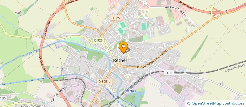 localisation de l'entreprise DAUTREMAY  RETHEL