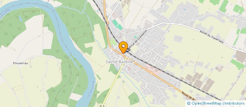 localisation de l'entreprise DAUVERGNE-DUPAS  SAINTE-BAZEILLE