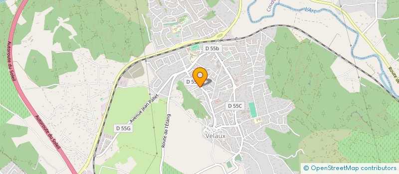 localisation de l'entreprise DAUVERGNE FAMILLY HOLDING à VELAUX